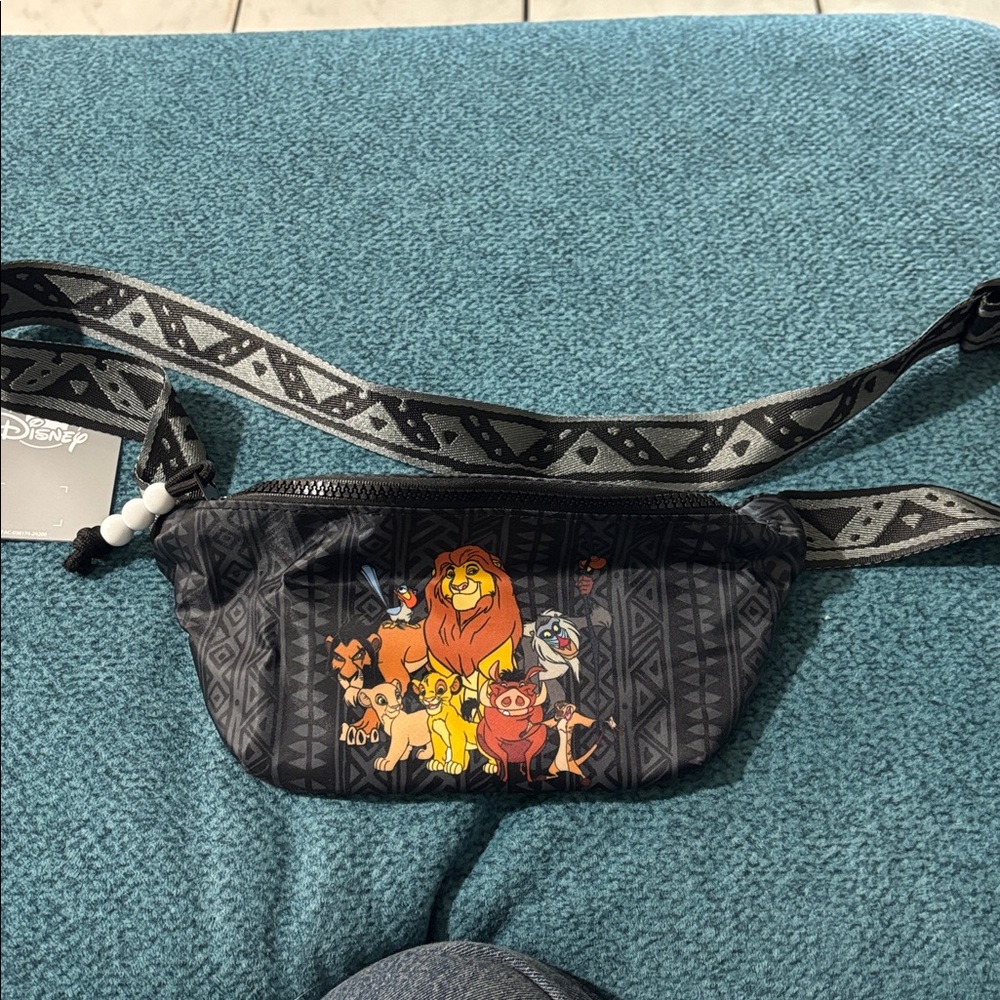 Disney Black Lion King Waist Bag
